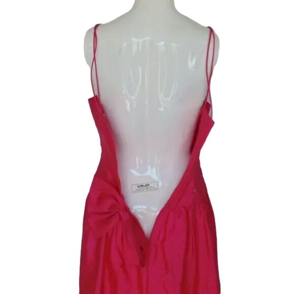 new Vintage Prom/Bridesmaid Dress/Bolero Jacket Set, XS, Pink, Strappy - Picture 10 of 15